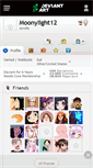 Mobile Screenshot of moonylight12.deviantart.com