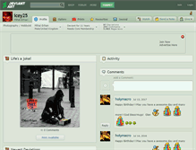 Tablet Screenshot of icey25.deviantart.com