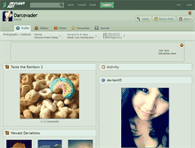 Tablet Screenshot of darcevader.deviantart.com