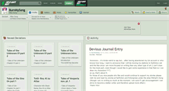 Desktop Screenshot of burnmysong.deviantart.com