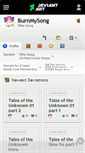 Mobile Screenshot of burnmysong.deviantart.com