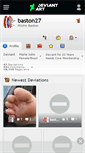 Mobile Screenshot of baston27.deviantart.com
