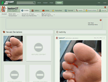 Tablet Screenshot of baston27.deviantart.com