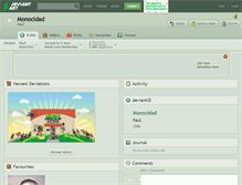Tablet Screenshot of monocidad.deviantart.com