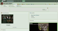 Desktop Screenshot of black-heart-alliance.deviantart.com