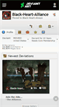 Mobile Screenshot of black-heart-alliance.deviantart.com