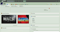 Desktop Screenshot of malh.deviantart.com