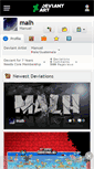 Mobile Screenshot of malh.deviantart.com