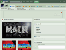 Tablet Screenshot of malh.deviantart.com