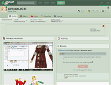 Tablet Screenshot of girlscoutlin343.deviantart.com