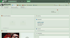 Desktop Screenshot of gothiccouple.deviantart.com