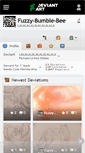 Mobile Screenshot of fuzzy-bumble-bee.deviantart.com