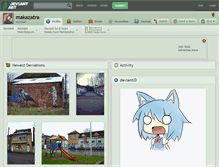 Tablet Screenshot of makazatra.deviantart.com