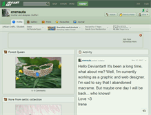 Tablet Screenshot of enenauta.deviantart.com