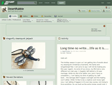 Tablet Screenshot of desertrubble.deviantart.com