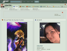 Tablet Screenshot of inkenton.deviantart.com