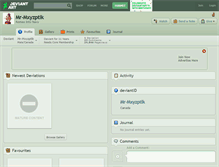 Tablet Screenshot of mr-mxyzptlk.deviantart.com