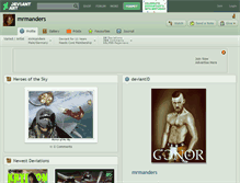 Tablet Screenshot of mrmanders.deviantart.com