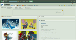 Desktop Screenshot of hitonatsu.deviantart.com