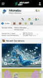 Mobile Screenshot of hitonatsu.deviantart.com