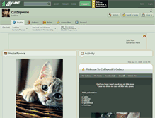Tablet Screenshot of culdepoule.deviantart.com