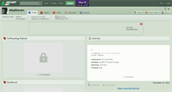 Desktop Screenshot of misadraven.deviantart.com