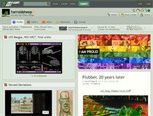Tablet Screenshot of harroldsheep.deviantart.com