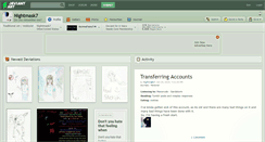 Desktop Screenshot of nightmask7.deviantart.com