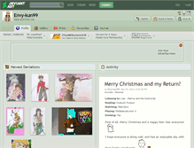 Tablet Screenshot of envy-kun99.deviantart.com