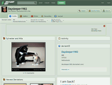 Tablet Screenshot of daysleeper1982.deviantart.com