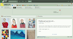 Desktop Screenshot of ladyr1218.deviantart.com