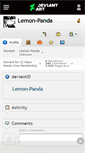Mobile Screenshot of lemon-panda.deviantart.com