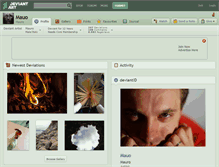 Tablet Screenshot of mauo.deviantart.com
