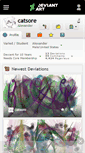 Mobile Screenshot of catsore.deviantart.com