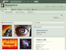 Tablet Screenshot of nikedunksarecool.deviantart.com