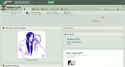 Desktop Screenshot of nejinaru-luff.deviantart.com