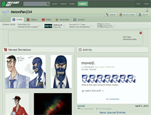 Tablet Screenshot of melonpan234.deviantart.com