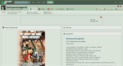 Desktop Screenshot of delinquentantagonist.deviantart.com