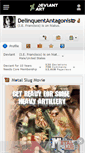 Mobile Screenshot of delinquentantagonist.deviantart.com