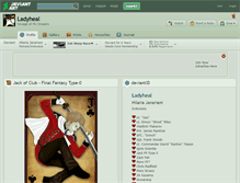 Tablet Screenshot of ladyheal.deviantart.com