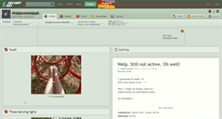 Desktop Screenshot of hiddenmistdash.deviantart.com