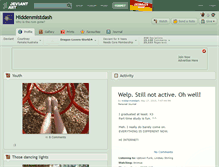 Tablet Screenshot of hiddenmistdash.deviantart.com