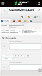 Mobile Screenshot of beanieboolove4445.deviantart.com