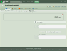 Tablet Screenshot of beanieboolove4445.deviantart.com