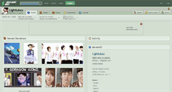 Desktop Screenshot of lightlubxx.deviantart.com