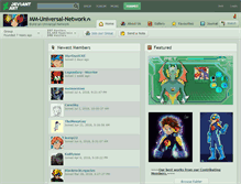 Tablet Screenshot of mm-universal-network.deviantart.com