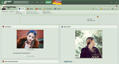 Desktop Screenshot of highpirate.deviantart.com