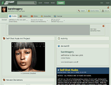 Tablet Screenshot of bareimagery.deviantart.com