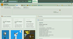 Desktop Screenshot of moztw.deviantart.com