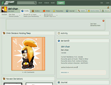 Tablet Screenshot of dei-chan.deviantart.com